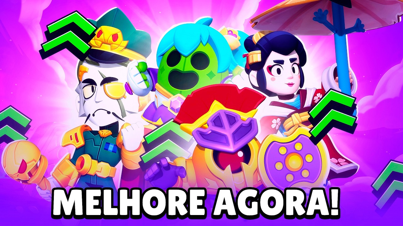 MELHORE AGORA! OS 12 MELHORES BRAWLERS DO NOVO META DO BRAWL STARS