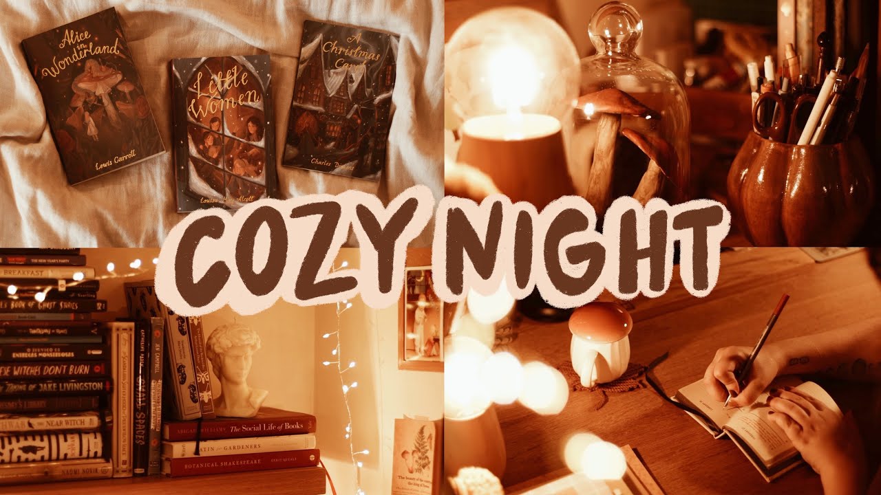vlog: uma noite quente e aconchegante (+ mini book haul)
