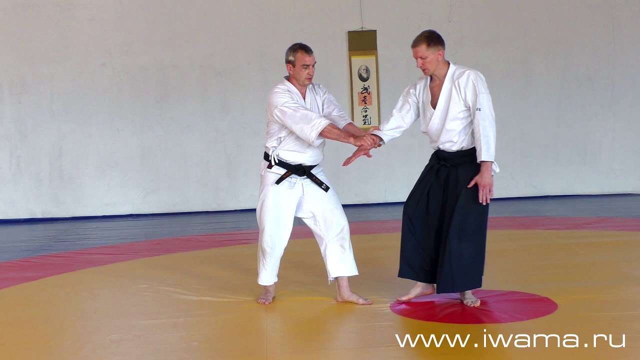 Айкидо Ивама Рю. Мороте дори коккю хо. Aikido Iwama Ryu. Morote dori kokkyu ho.