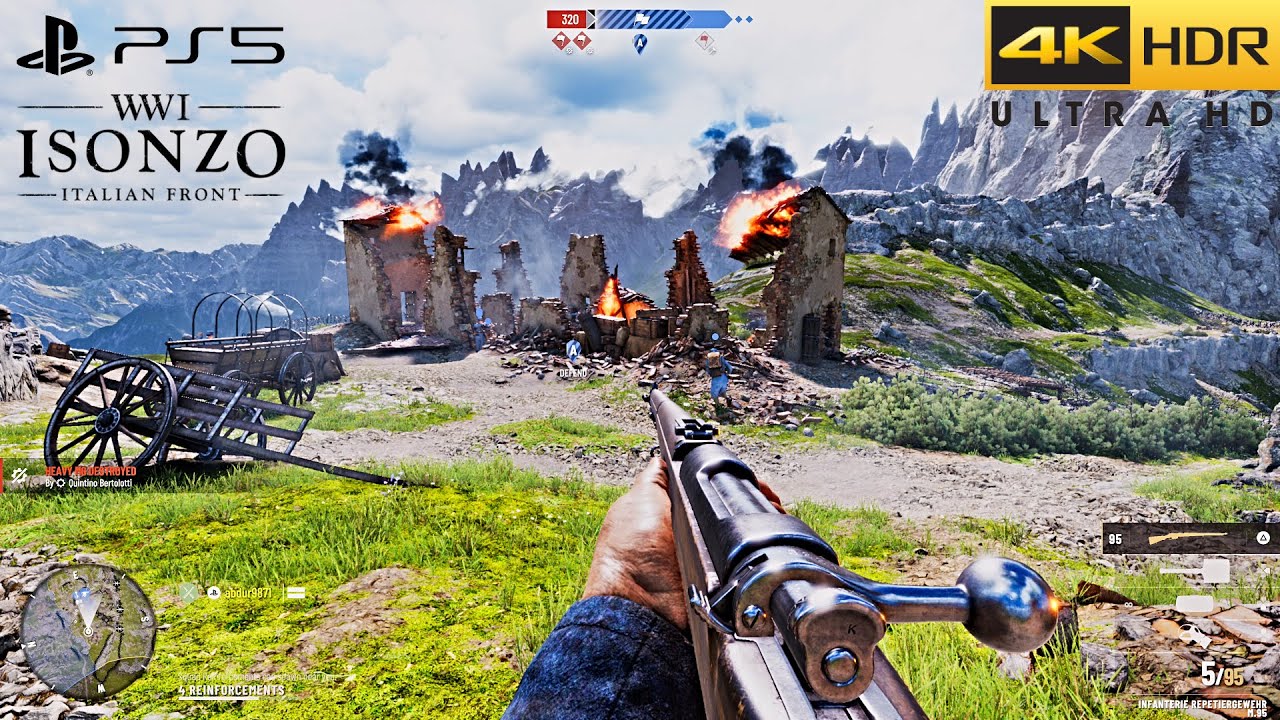 Isonzo (PS5) HDR Gameplay & First Impressions (New WW1 Shooter)
