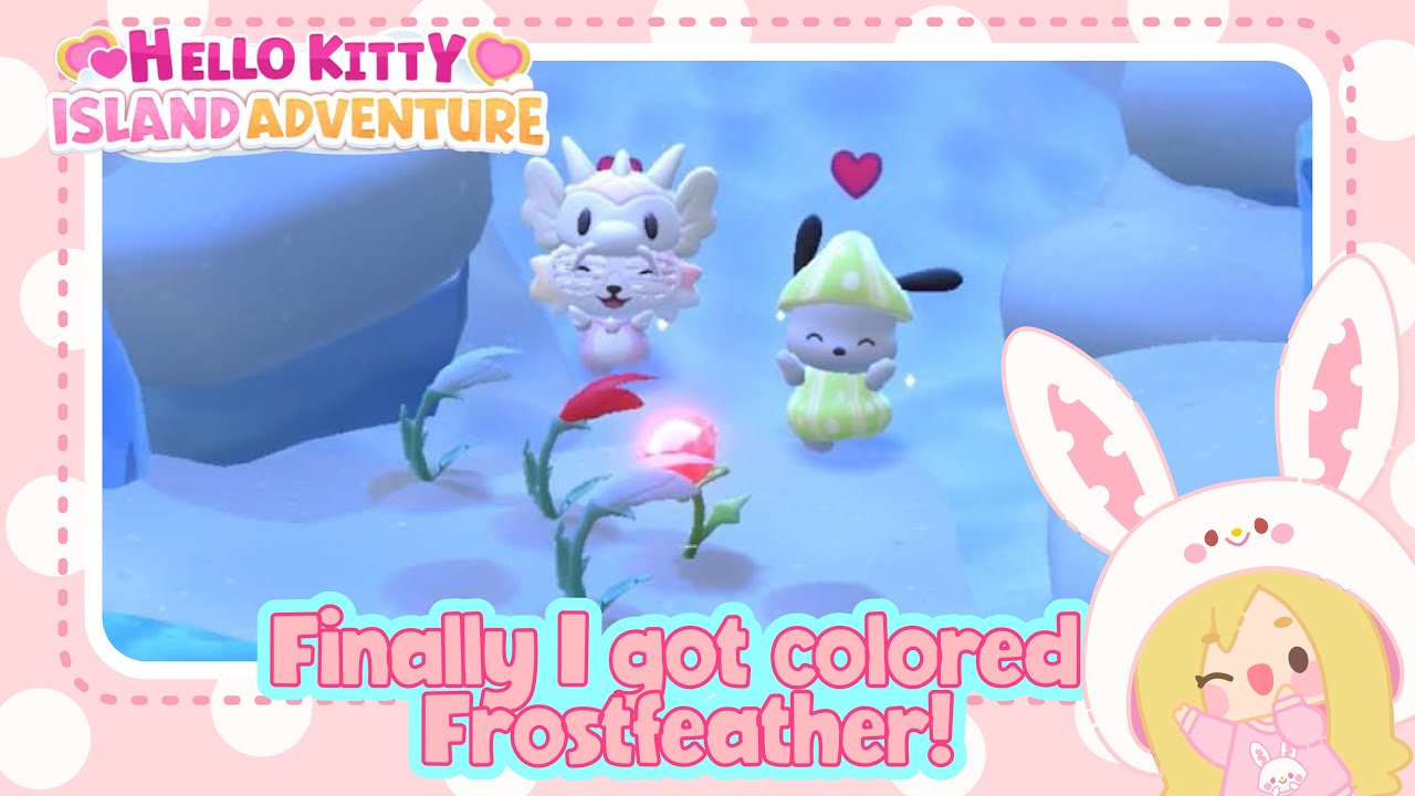 I finally got colored Frostfeather! 🤩  #hellokittyislandadventure #hellokitty