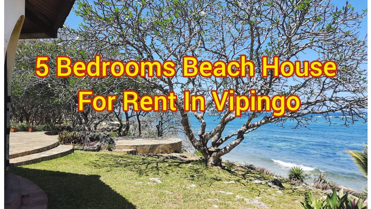 5 Bedrooms Beach House To Let In Vipingo