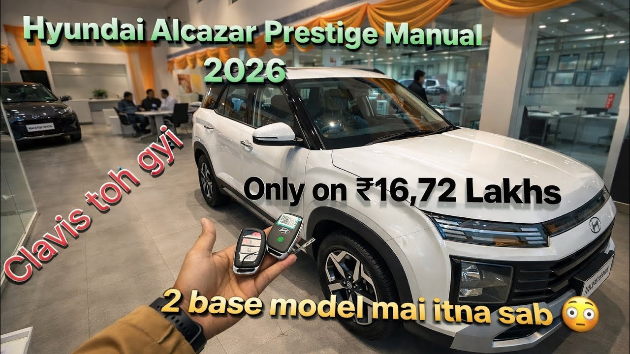 Hyundai Alcazar 2026 Detailed Walkaround Review Best 7 Seater Only On ₹16,72 Lakhs 