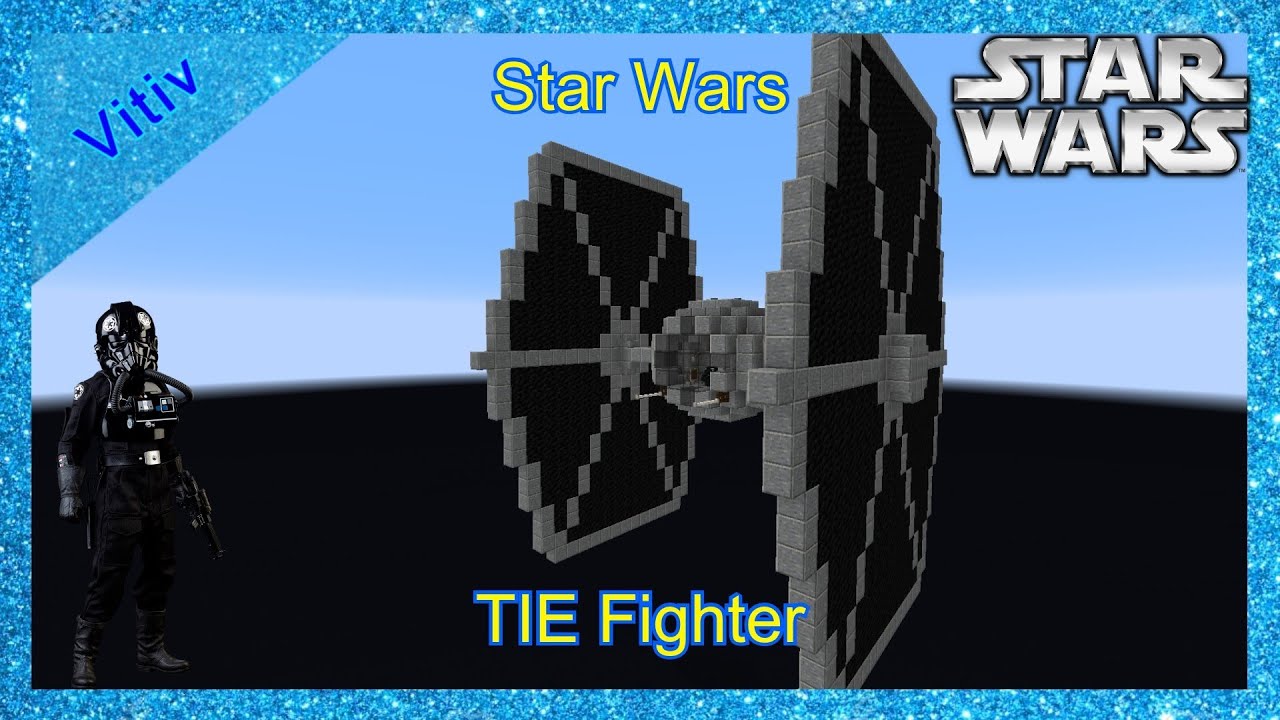 Star Wars TIE/LN Starfighter in Minecraft - Tutorial