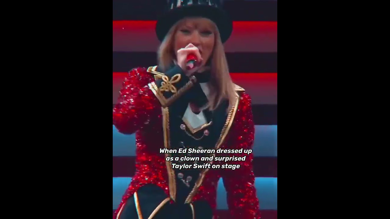 When Ed Sheeran Surprised Taylor Swift On Stage tiktok taylorswifh13
