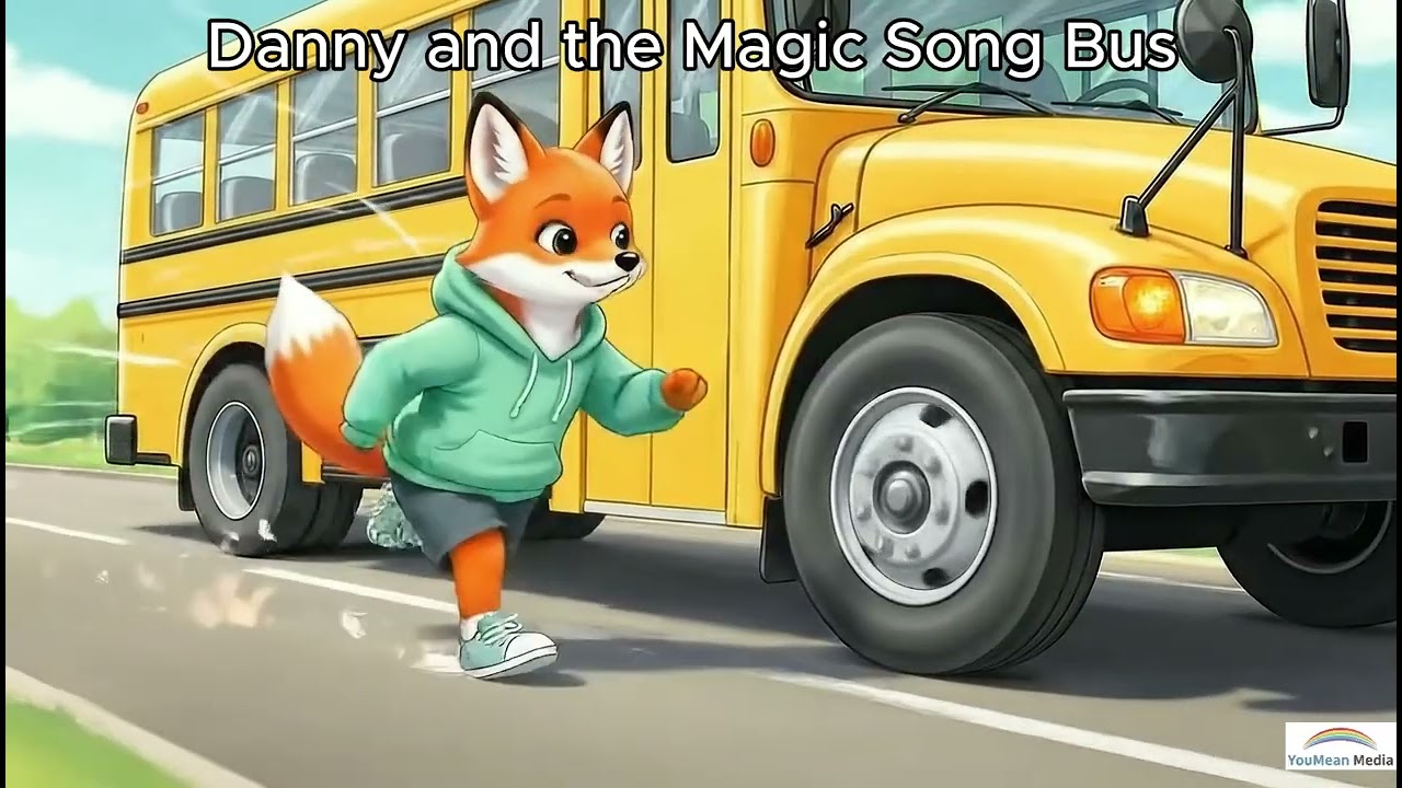 Danny and the Magic Song Bus ｜The Wheels on the Bus Musical Animation｜Kids Nursery Rhyme Story