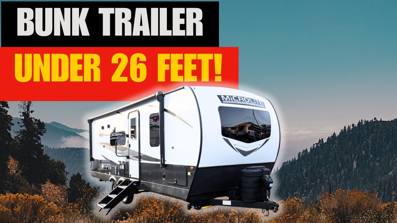 Family RV UNDER 26 Feet LONG!!! / NEW!!! 2025 Flagstaff Micro LITE 25BHD