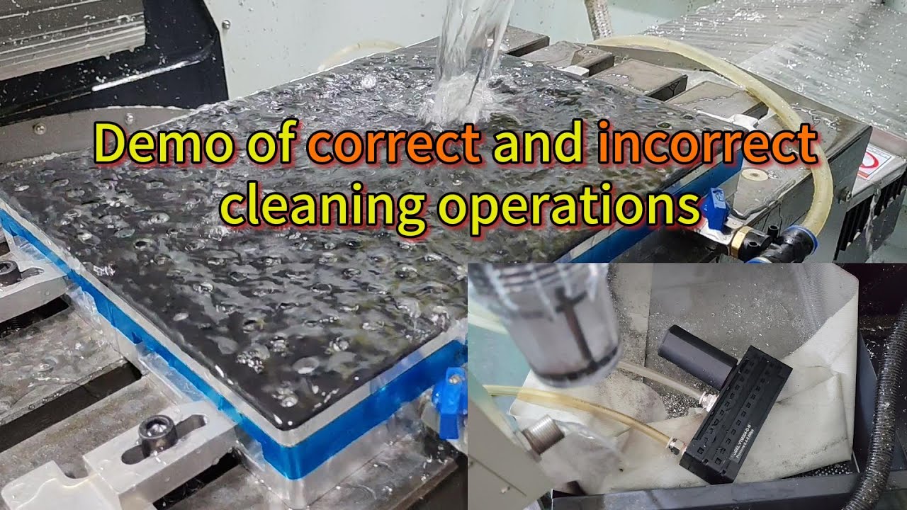 Demo of correct and incorrect cleaning of SOVAC vacuum table