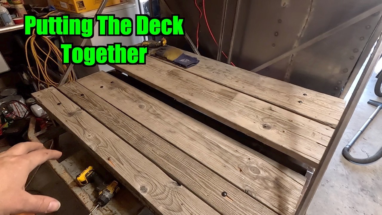 Trailer Decking, Paint, Some Welding.