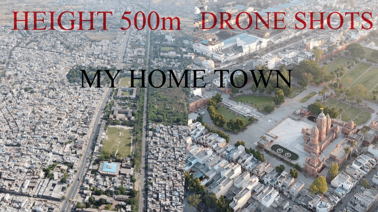 My Home Town Modinagar | Drone Shots | Aerial view | Ghumakkad Gopala