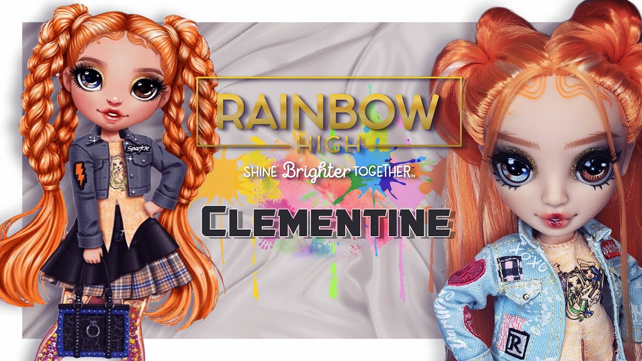 ✨Обзор Rainbow high - Clementine✨ Мы делили клементин, много нас, а он один✨