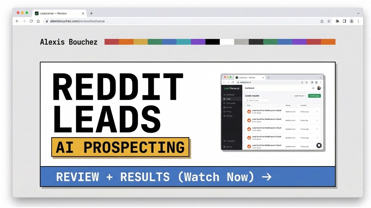 Find Leads On Reddit Automatically - Leadverse Review