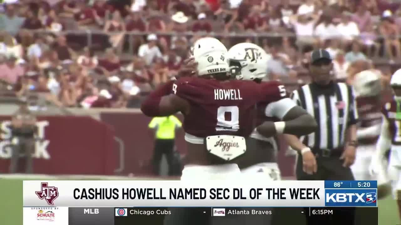 Cashius Howell named SEC Defensive Line Player of the Week