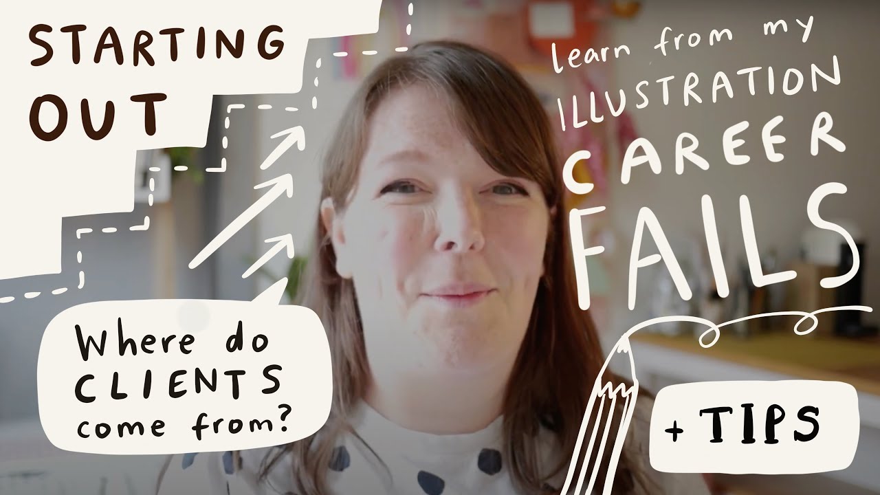 How to start your illustration career & get illustration clients | My UK illustration career so far