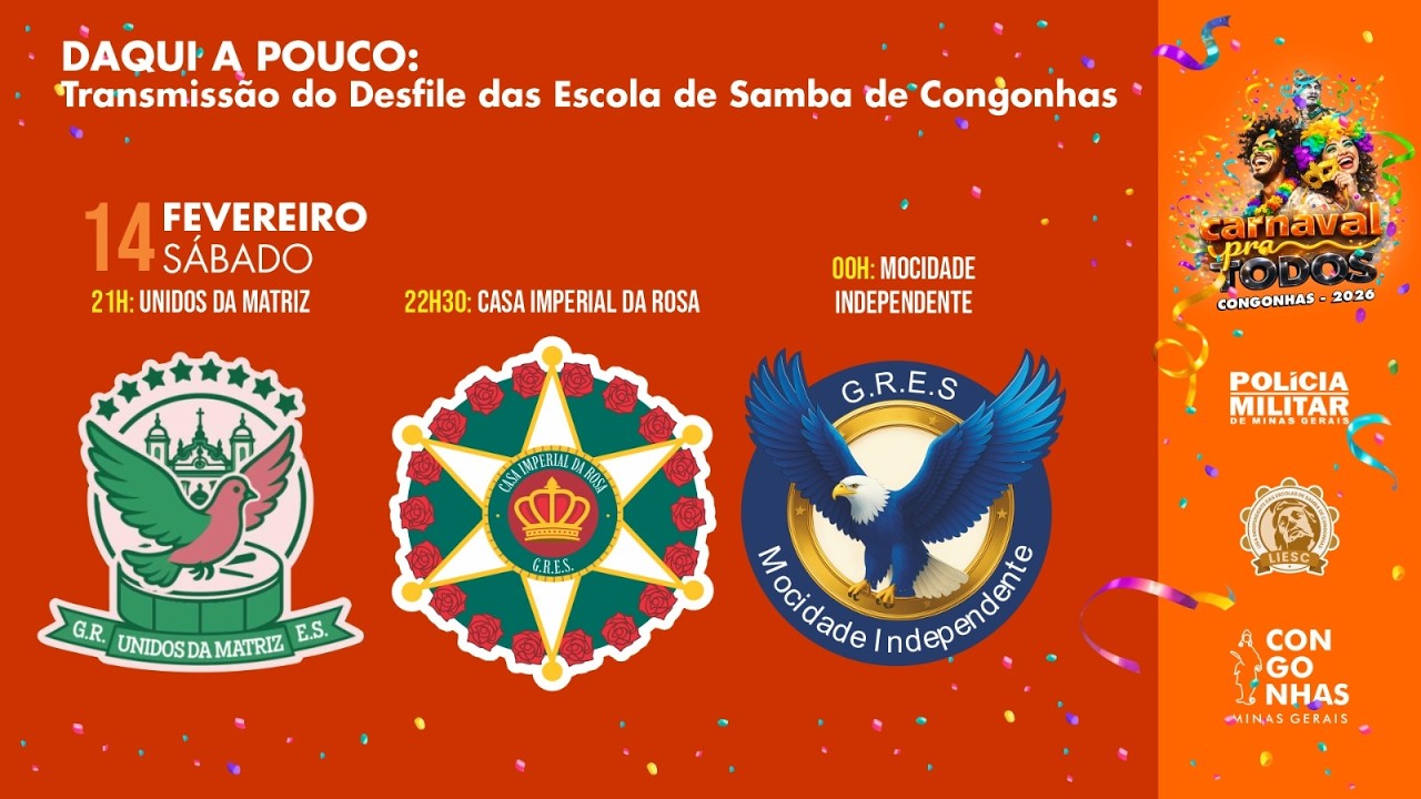 Carnaval 2026 Congonhas | Segunda noite