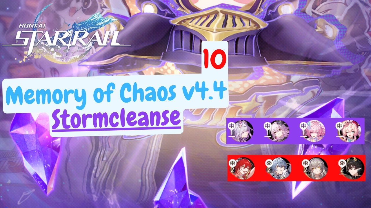 [Honkai: Star Rail] Memory of Chaos Version 4.4 : Stormcleanse Stage 10