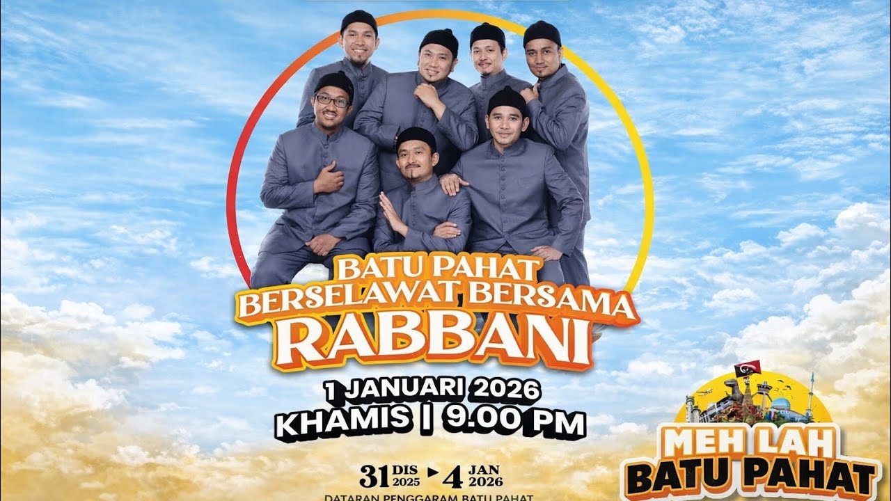 BATU PAHAT BERSELAWAT RABBANI(01/01/2026) DATARAN BATU PAHAT 