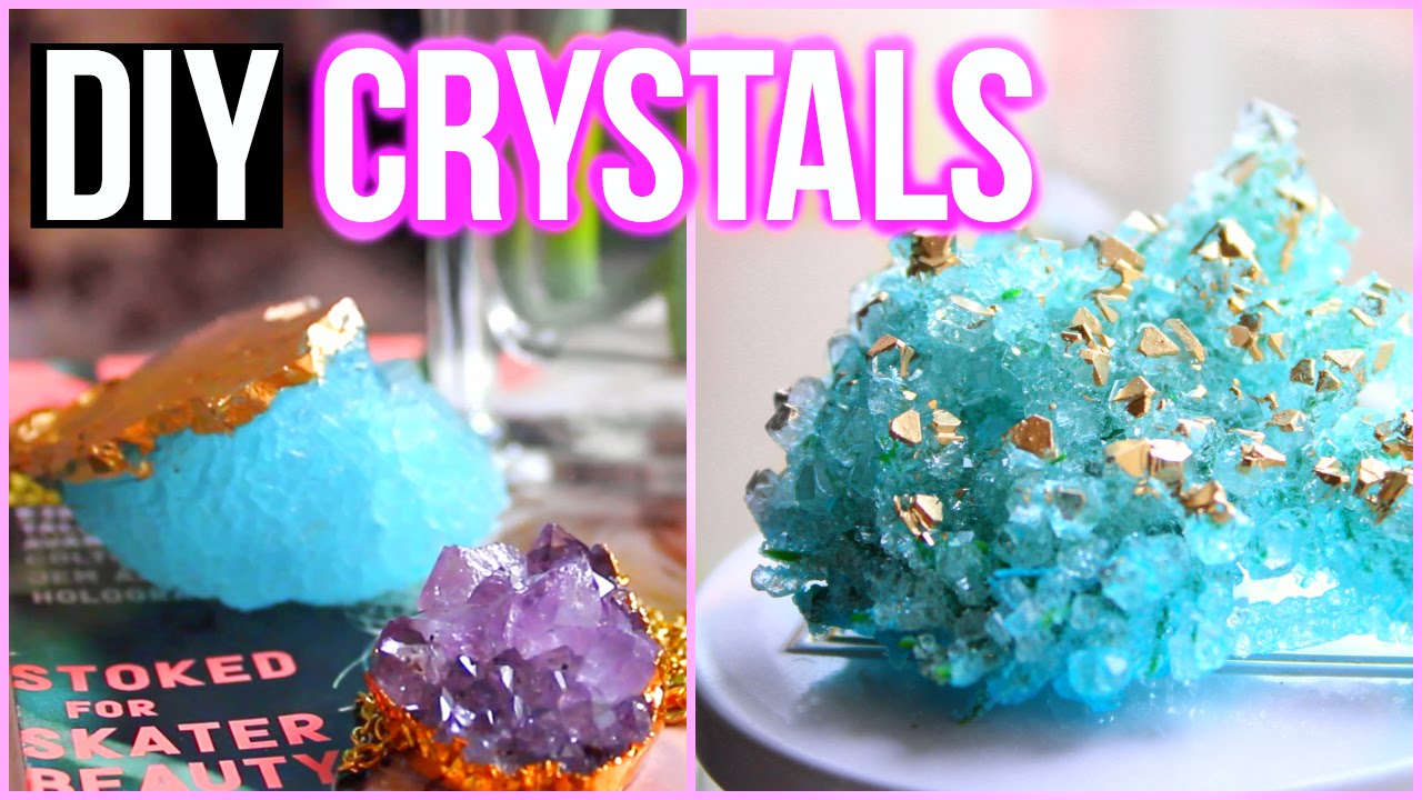 DIY Crystals at Home! Tumblr Inspired Room Decor