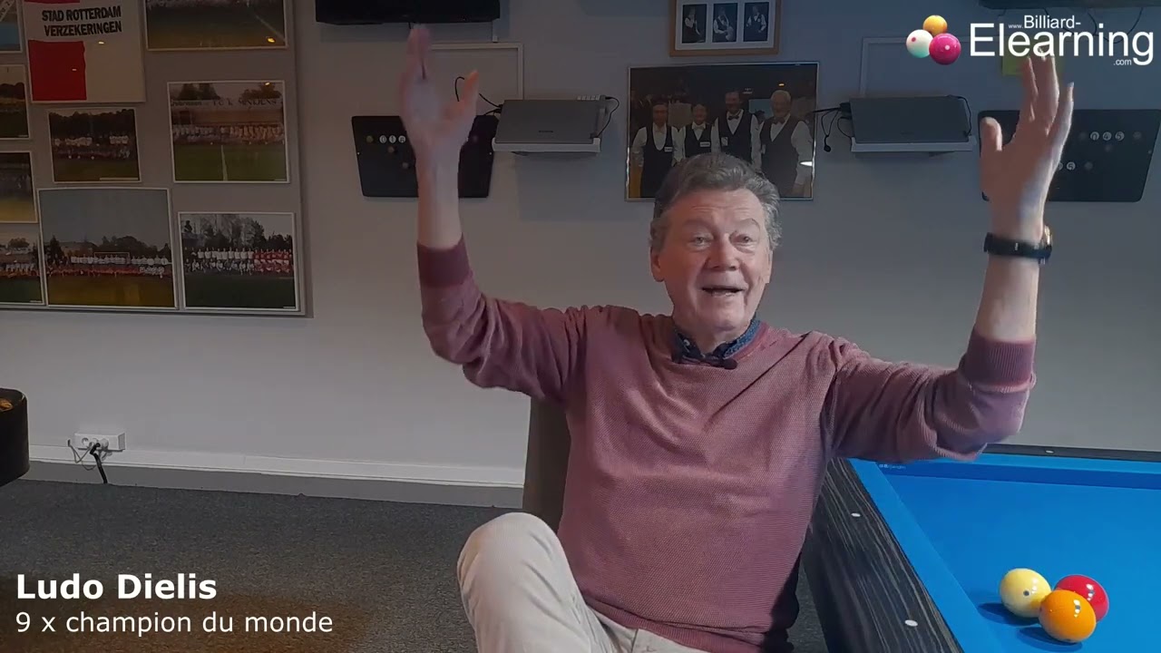 Billard français - Billiard E-Learning - Interview Ludo Dielis