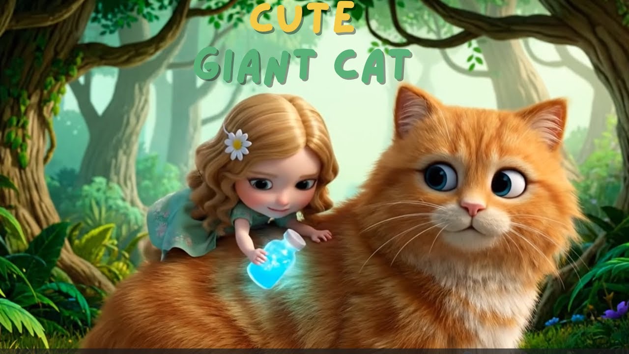 Cute Giant Cat | BupBe cartoons