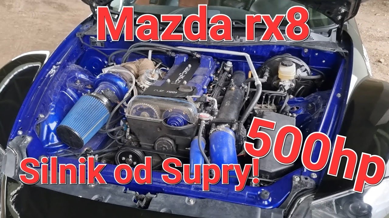 2jz Mazda Rx8 500hp z silnikiem od Toyoty Supry / jedna na cały świat
