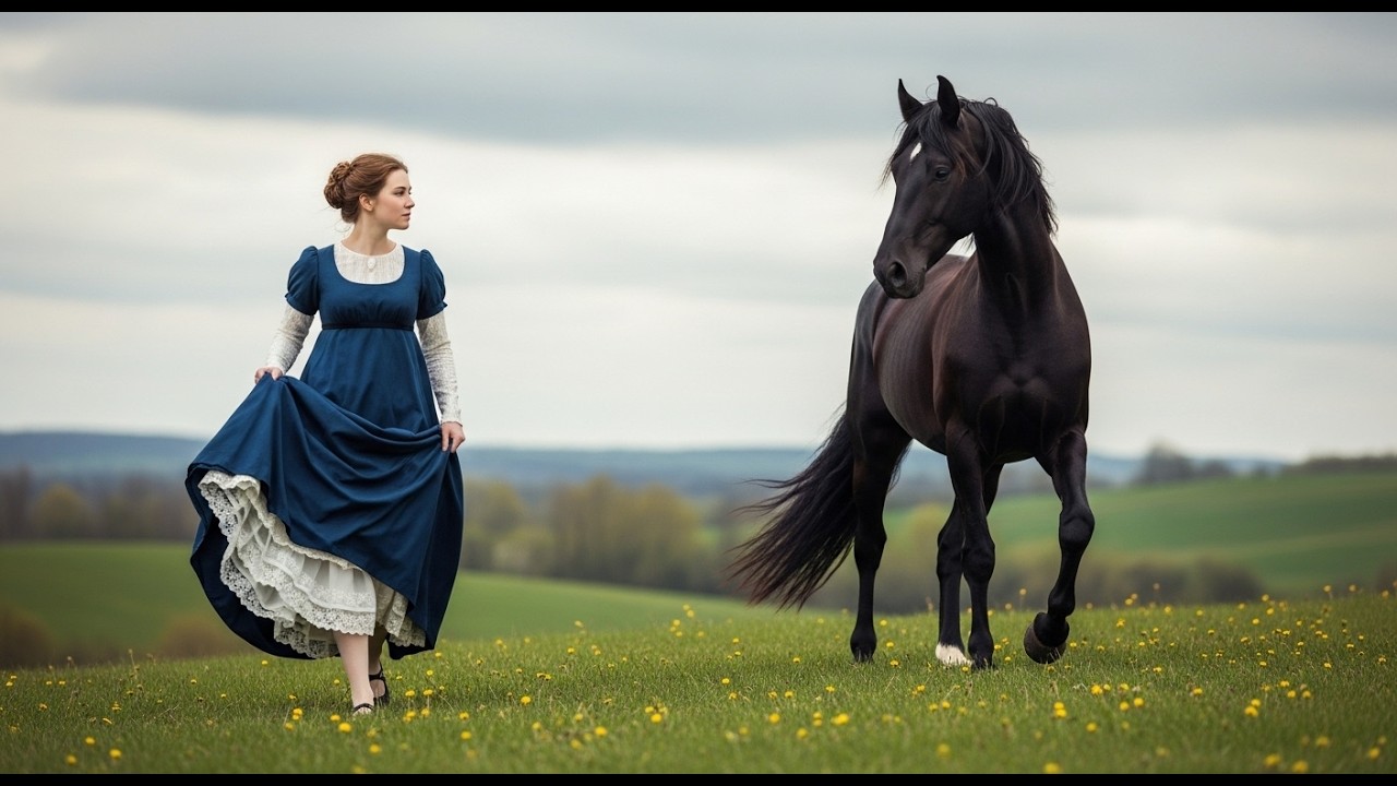 💔👑 The Duke’s Most Dangerous Horse Obeyed No One — Until a Quiet Young Woman Stepped Forward
