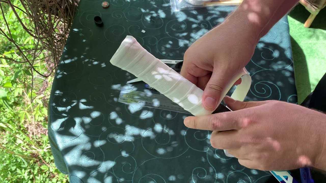 cum sa montezi un overgrip pe racheta de tenis
