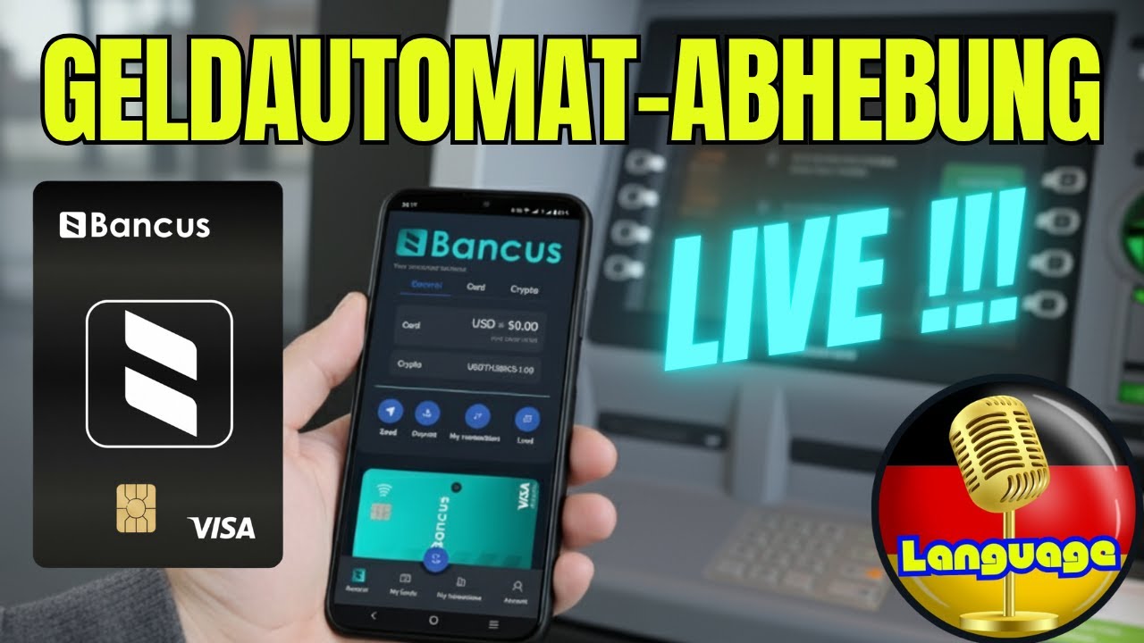 🇩🇪  #3 - 💳 BANCUS KARTE: Kartenaktivierung 🔓 | LIVE Zahlung im Gesch&auml;ft 🛒 und Abhebung am ATM 🏧