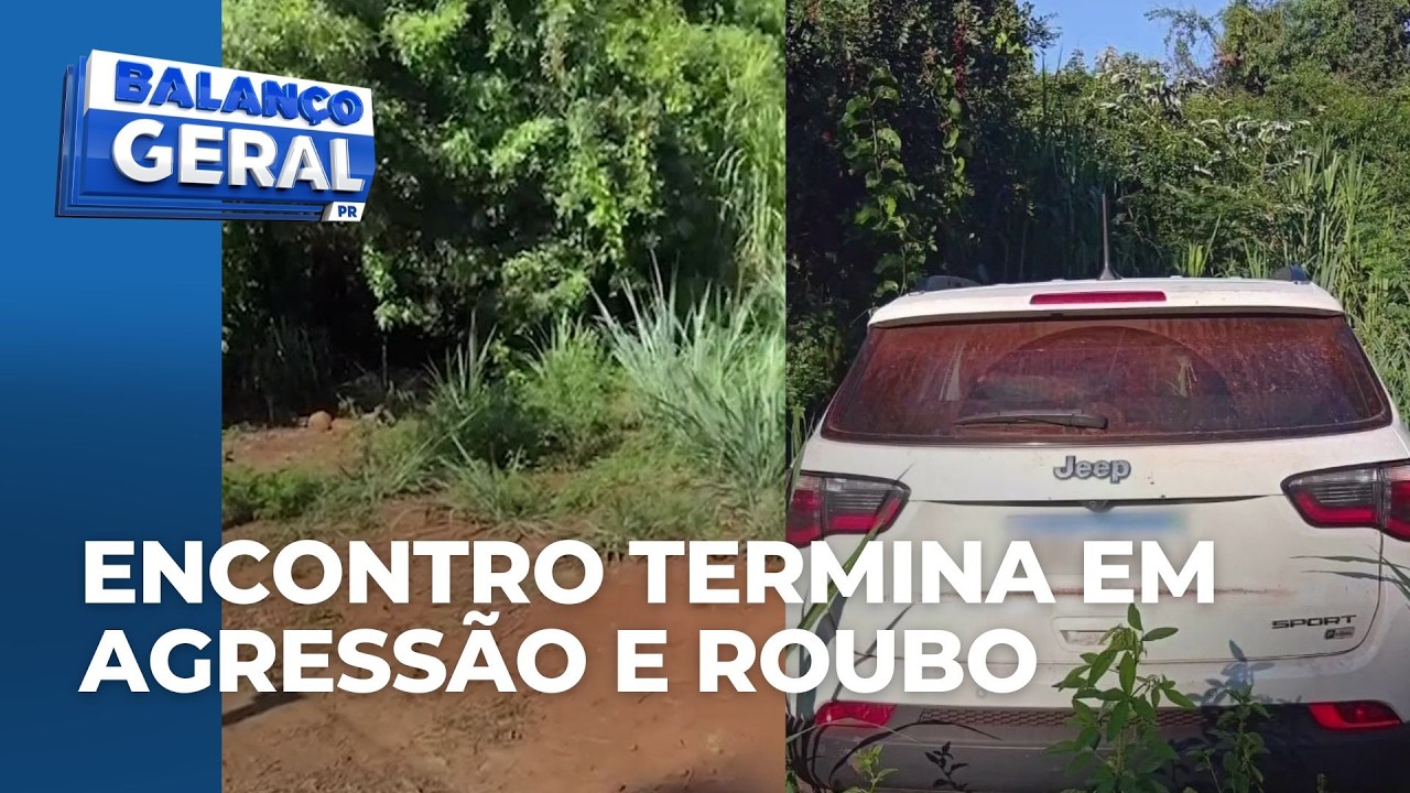 Homem é agredido e tem carro roubado durante encontro marcado pela internet, no PR