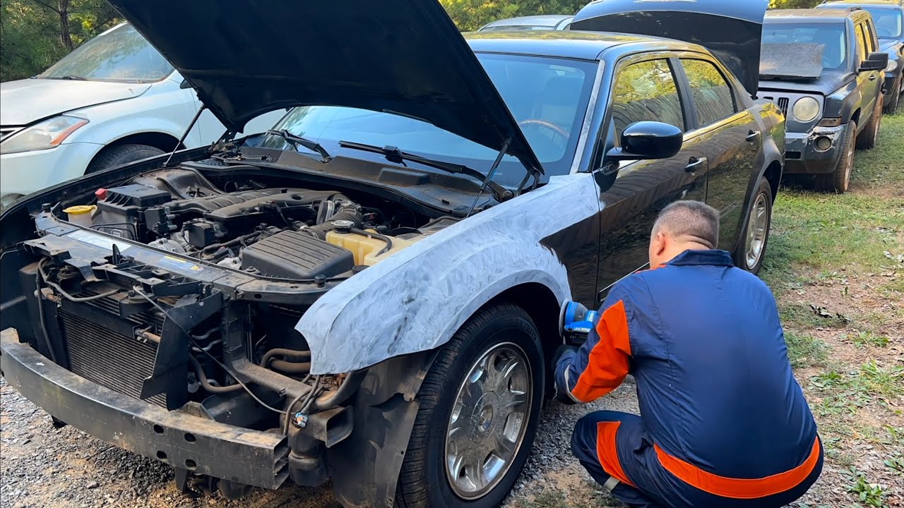 My First Buy, Fix, and Flip Project: Transforming Chrysler 300 with LED Lights & 300C Styling!