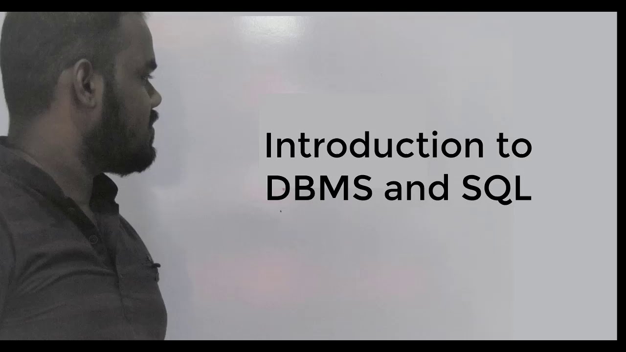 Introduction to DBMS and SQL