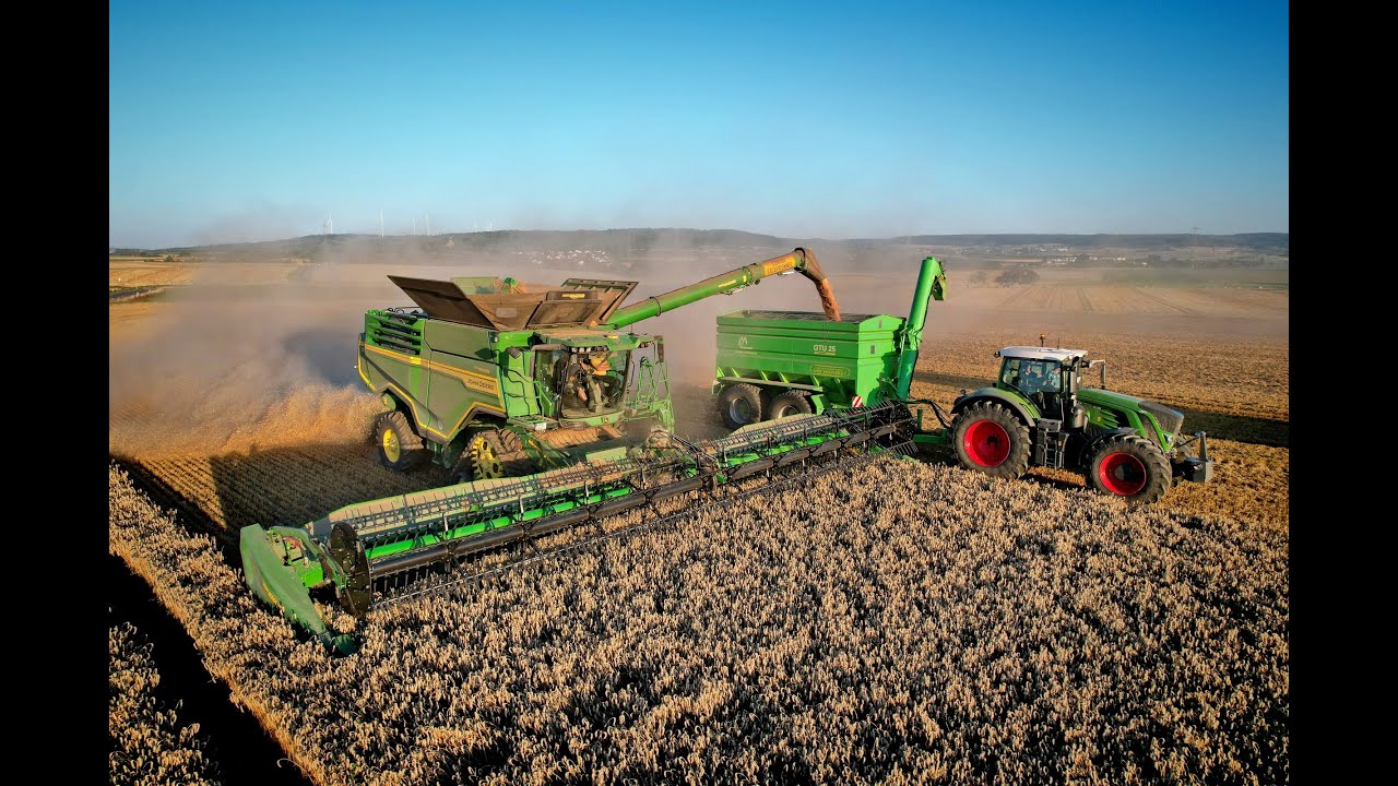 🌽4K| *Feld-Gigant* John Deere X9 1100 • Getreideernte • SUNSET • Combine • Landtechnik Einsatz🌽