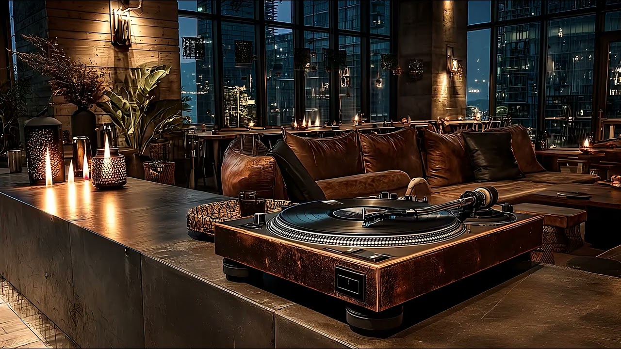 Smooth House Melodies – Evening Cityscape Reflections