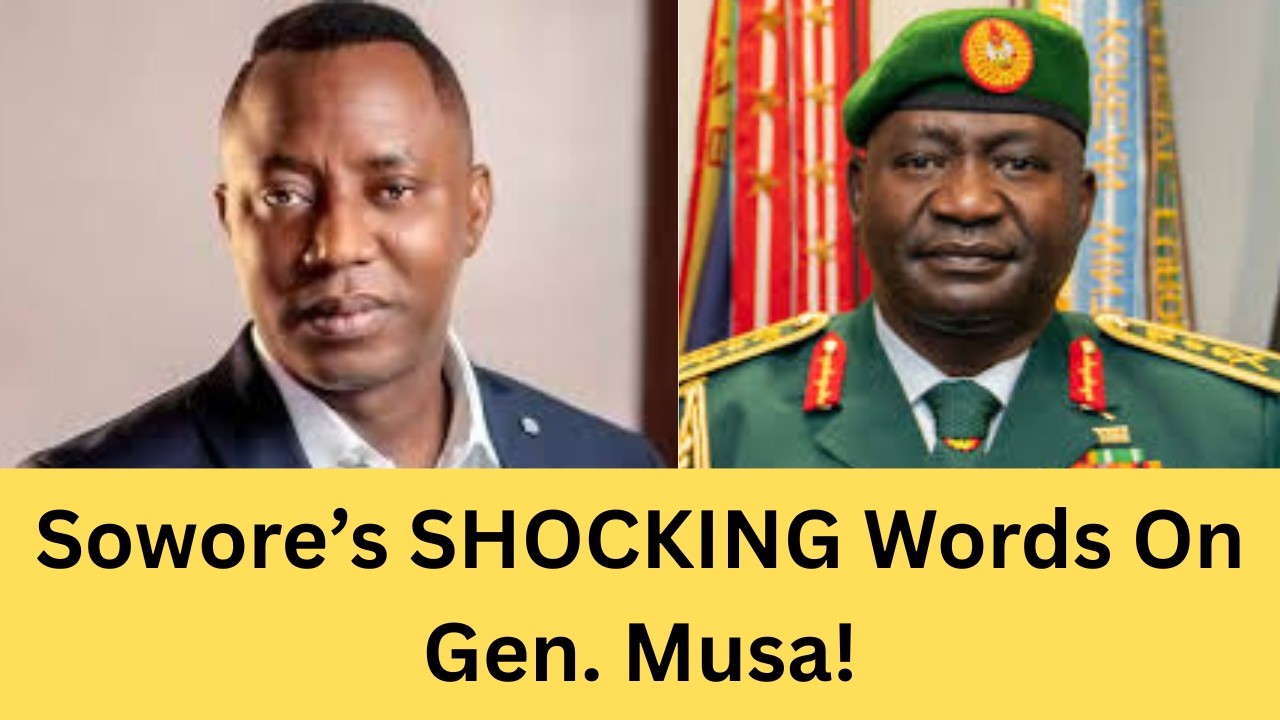 Sowore BLASTS Gen. Musa: Is Nigeria’s Security in WRONG Hands?