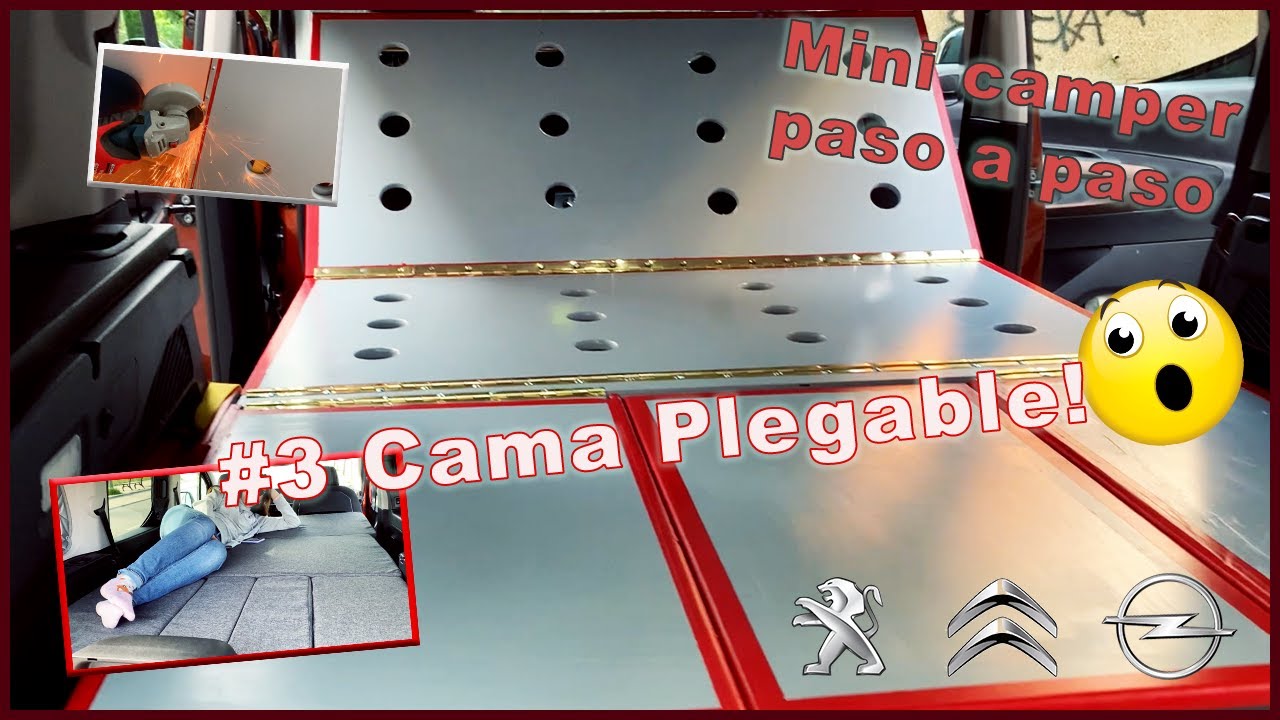 Camperización Rifter | Cama desmontable MUY FÁCIL SIN homologar 👌 | Rifter, Berlingo... PSA 👈