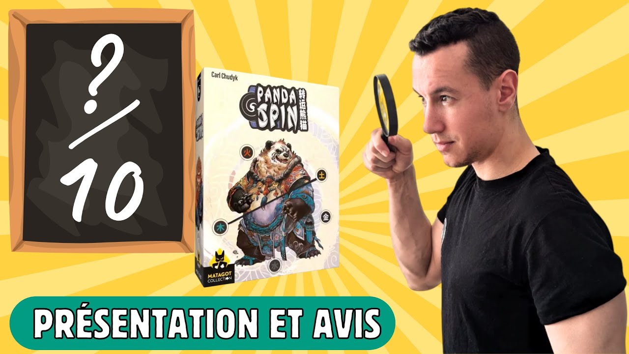 Je note PANDA SPIN, un NOUVEAU JEU de plis o&ugrave; les cartes se transforment 🧐