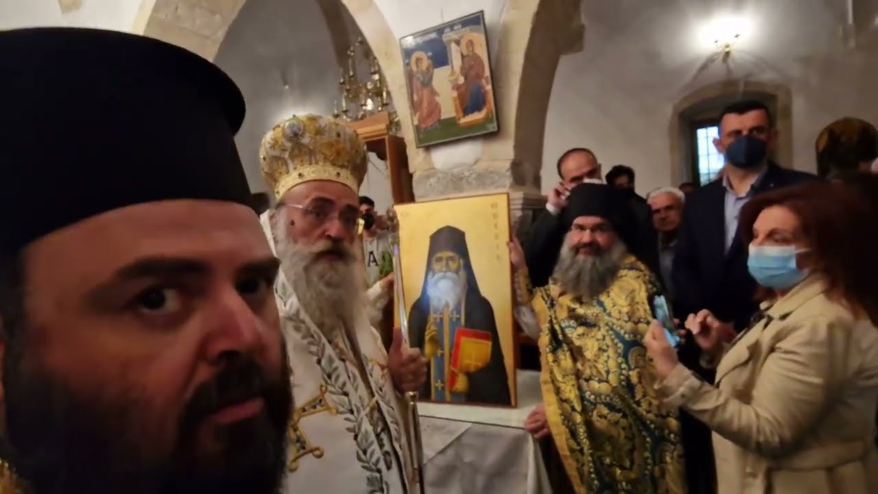 Η αγιοποίηση του Ευμένιου του νέου στην Εθιά