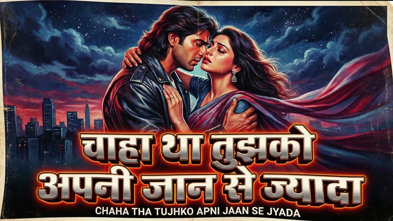 Chaha Tha Tujhko Apni Jaan Se Jyada | Intense Sad Love Song | 90s Hit Vibe | Flicker Music