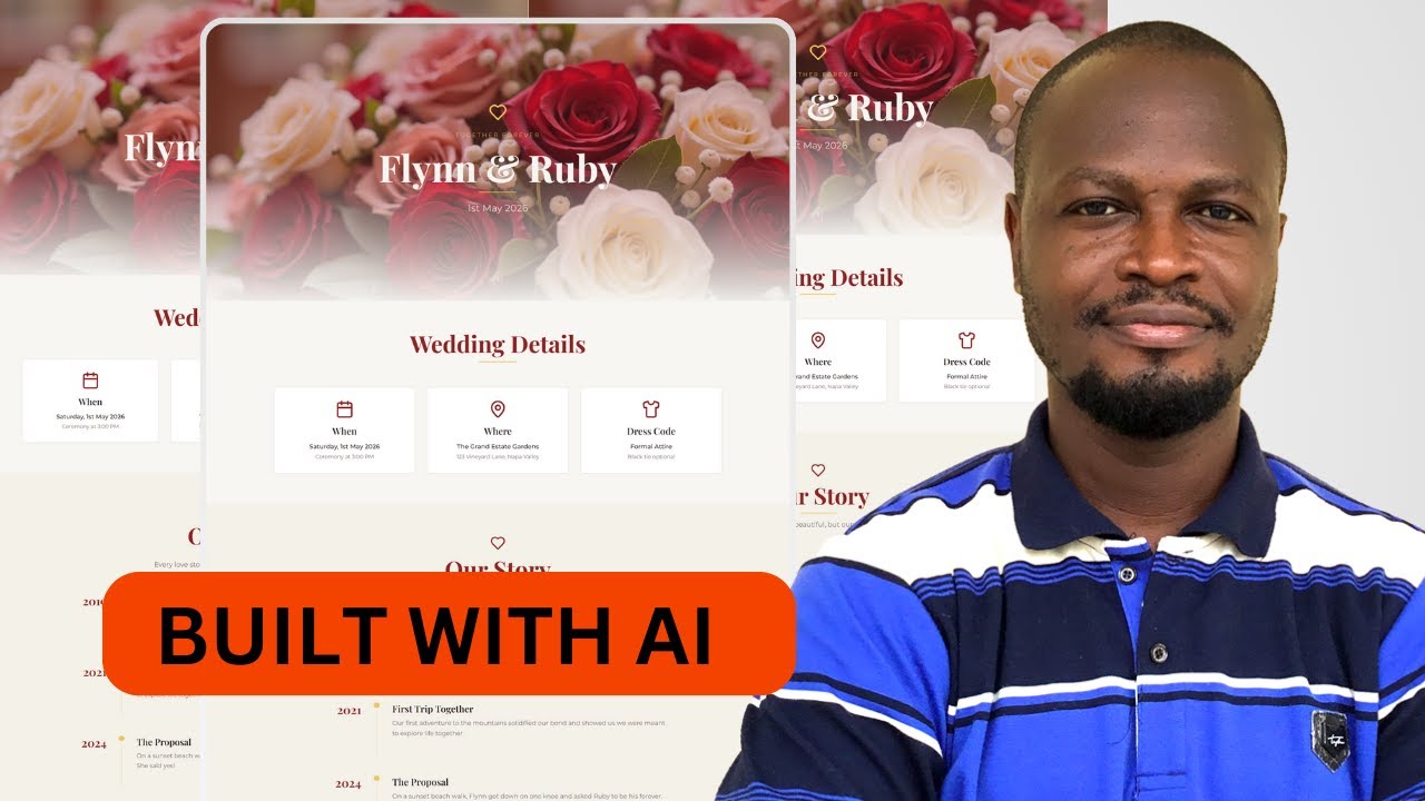 This New AI Tool Makes Wedding Websites in Seconds