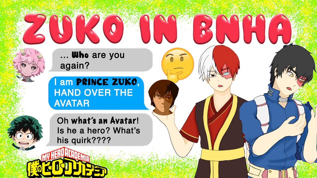 Todoroki and ZUKO SWITCH PLACES? 😨 BNHA Texts - MHA Chat