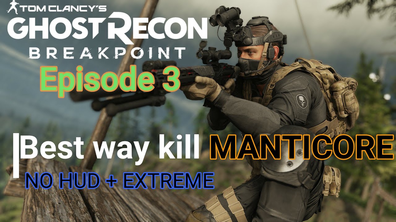 Ghost Recon Breakpoint: Red Patriot -MANTICORE / EXTREME NO HUD MODE