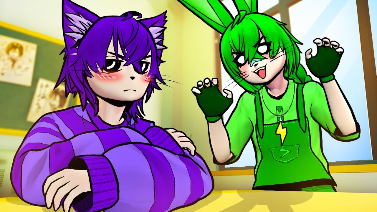 Hoppy PERTURBANDO o Catnap NA ESCOLA dos Smiling Critters VR