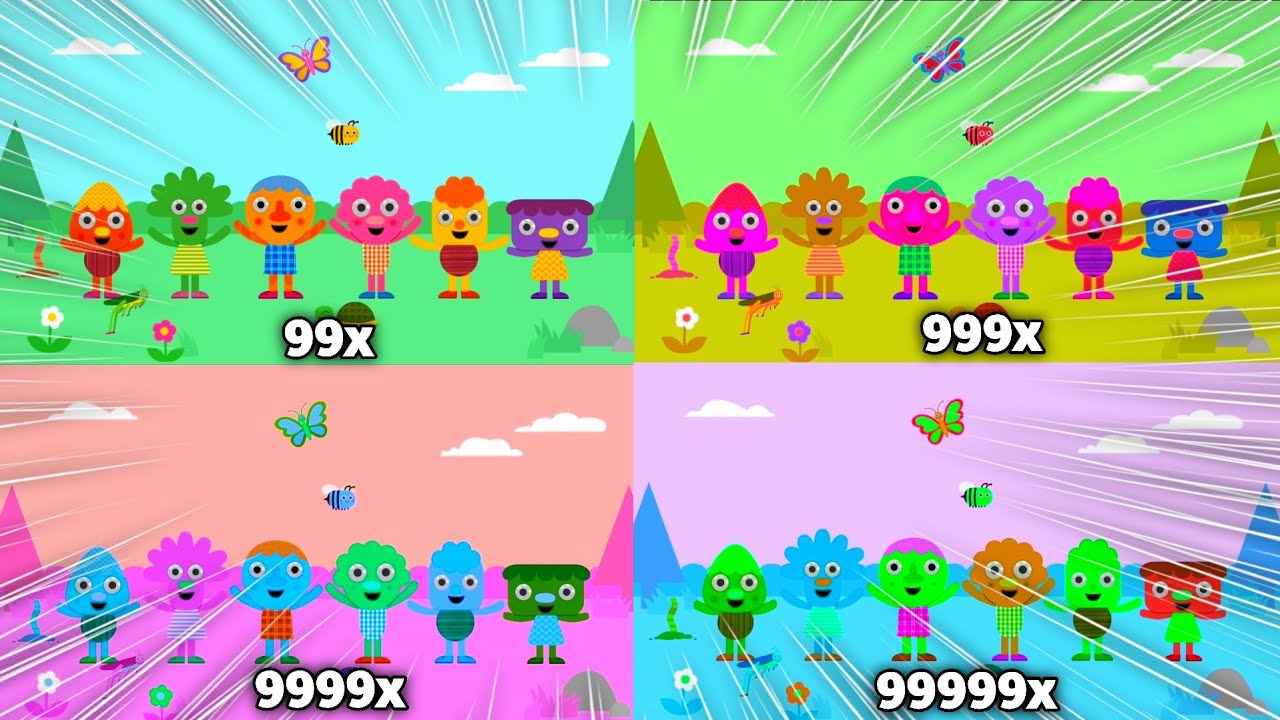 Super Simple Songs Let’s Count Down Intro Logo at 999999x Speed ​​Klasky Csupo Effects!
