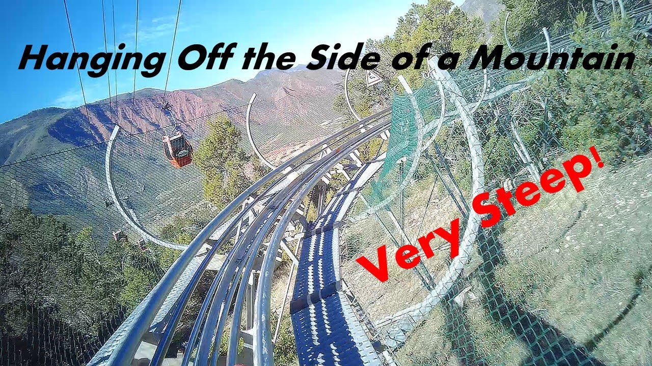 Glenwood Caverns Mountain Coaster. Glenwood Springs, Colorado