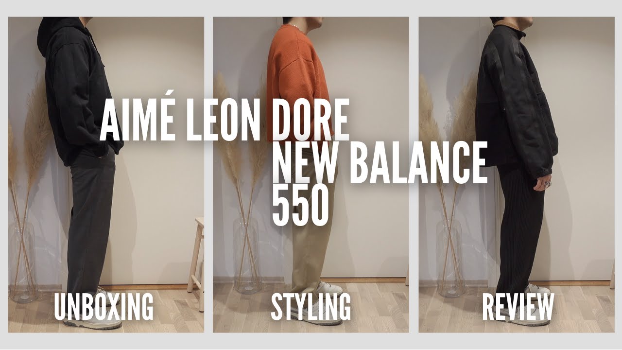 Aimé Leon Dore x New Balance 550 Grey / unboxing, styling & review