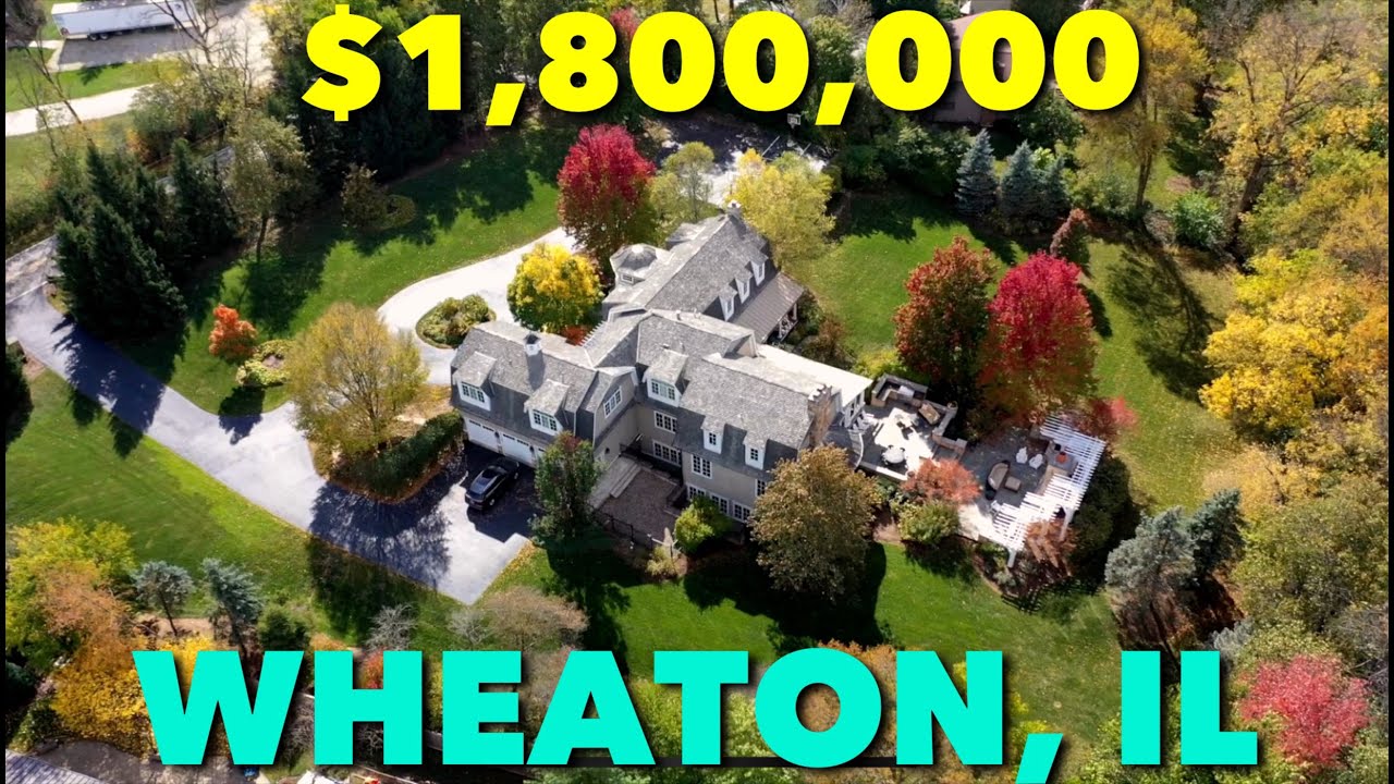 House Tour Inside A $1,800,000 Mansion In The Chicago Suburbs Of Wheaton, IL!