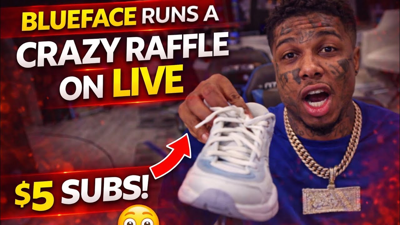 Розыгрыш призов в прямом эфире от Blueface был просто БЕЗУМНЫМ… Всё быстро вышло из-под контроля 😳