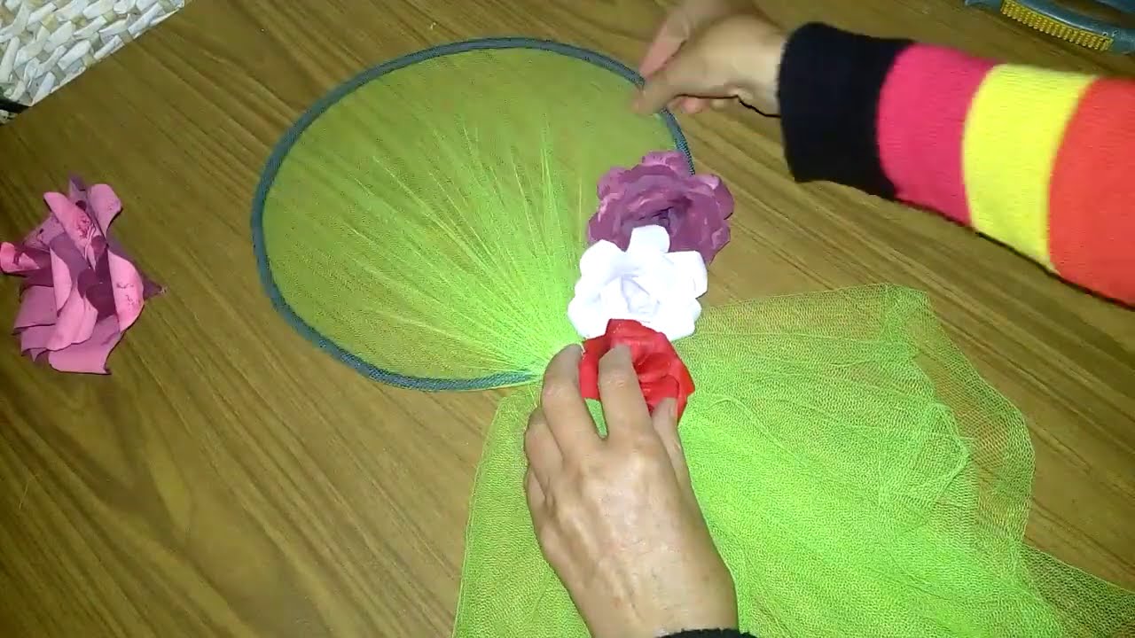 🕸️ Cómo Hacer Atrapasueños p/ Fiesta en Tul🌈Fácil y Rápido🎈 Filtro dos Sonhos p/ Festa🎈 Dreamcatcher