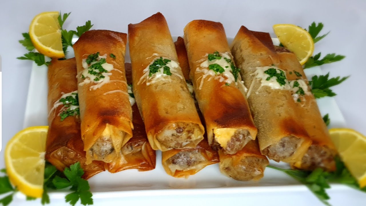 borek à la viande hachée cuisson au four #börek #brick #ramadan2023