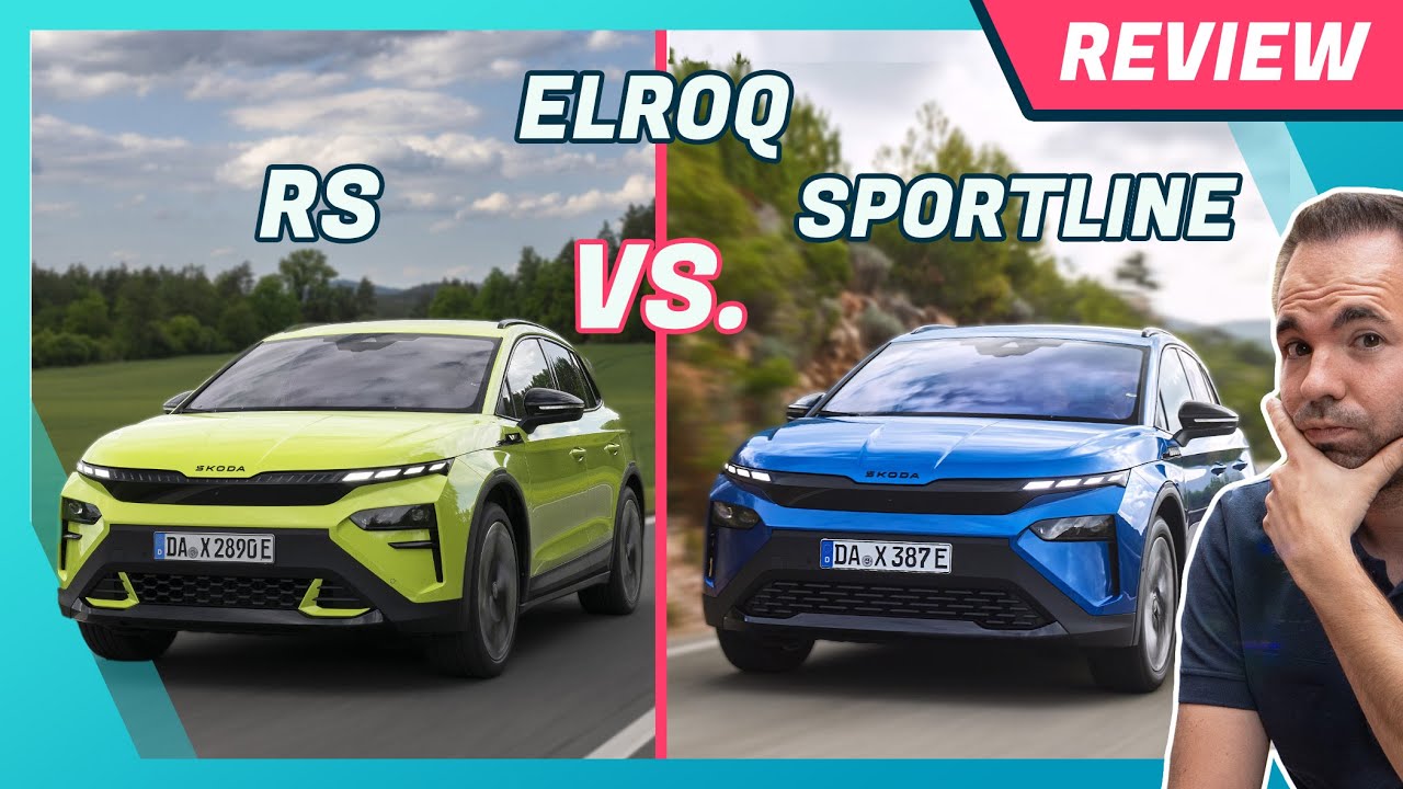 Skoda Elroq RS oder Sportline? | Lohnen sich 4.000€ mehr? Ausstattungen | Verbrauch | Batterien